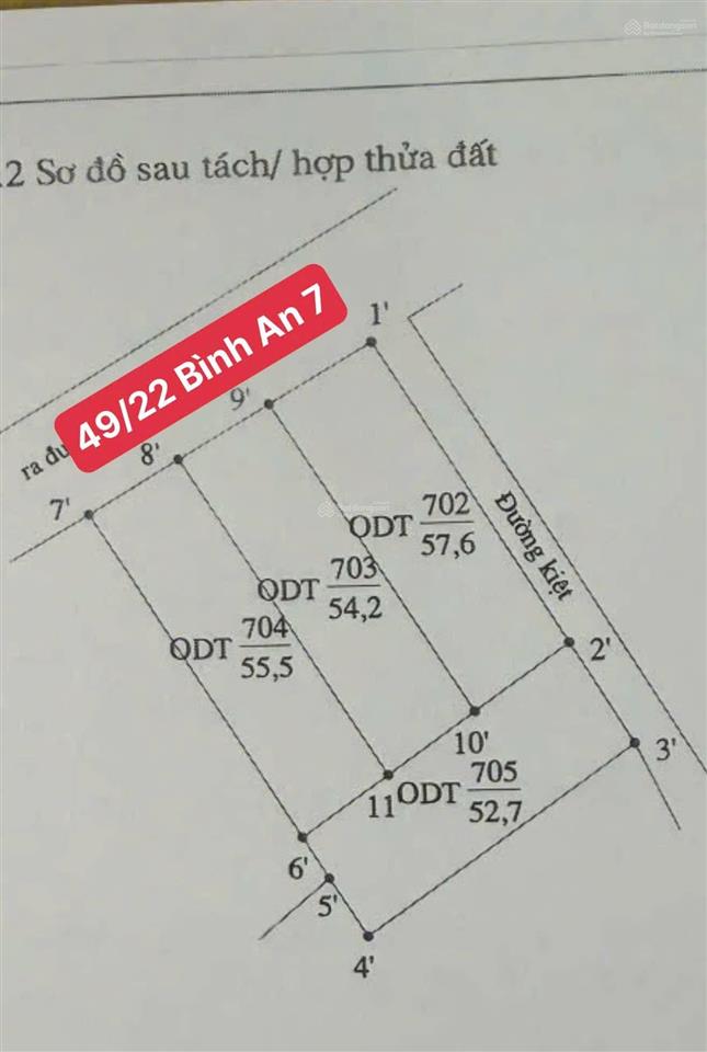 Bán đất kiệt ô tô đường bình an 7 đà nẵng