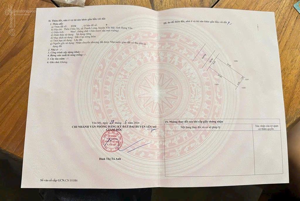 Kinh doanh cần tiền bán mảnh đất chính chủ đấu giá gần ubnd xã việt yên rẻ nhất khu vực 0906 297 ***