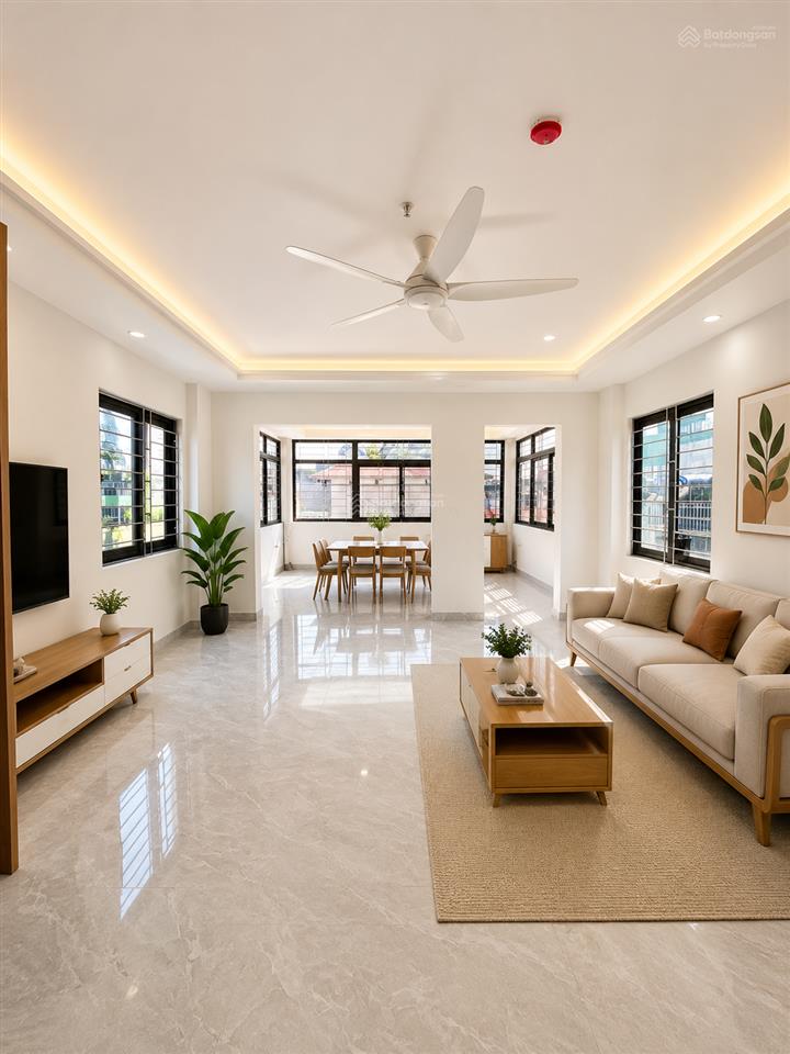 Tòa căn hộ dịch vụ ngõ thông ô tô tránh ngay ngã tư sở 77m2 mt 6m