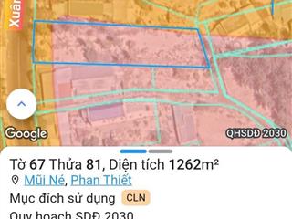 Chỉ 10.5 tỷ sở hữu ngay 1.262m2 mũi né