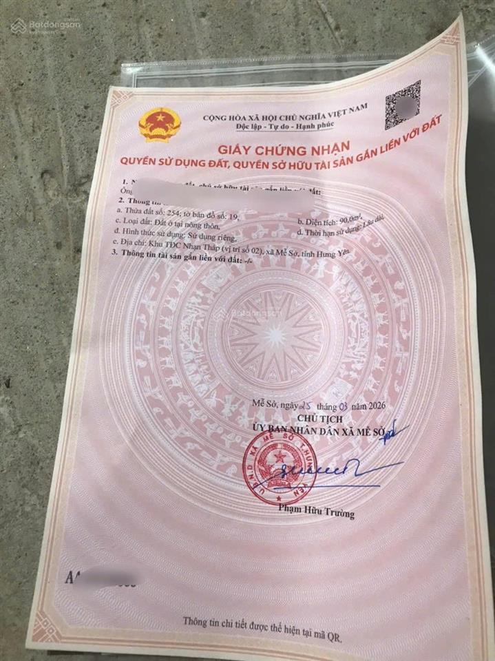 Bán gấp tái định cư thôn nhạn tháp, mễ sở, hưng yên
giáp vành đai 4, khu trường học, ubnd xã mễ sở