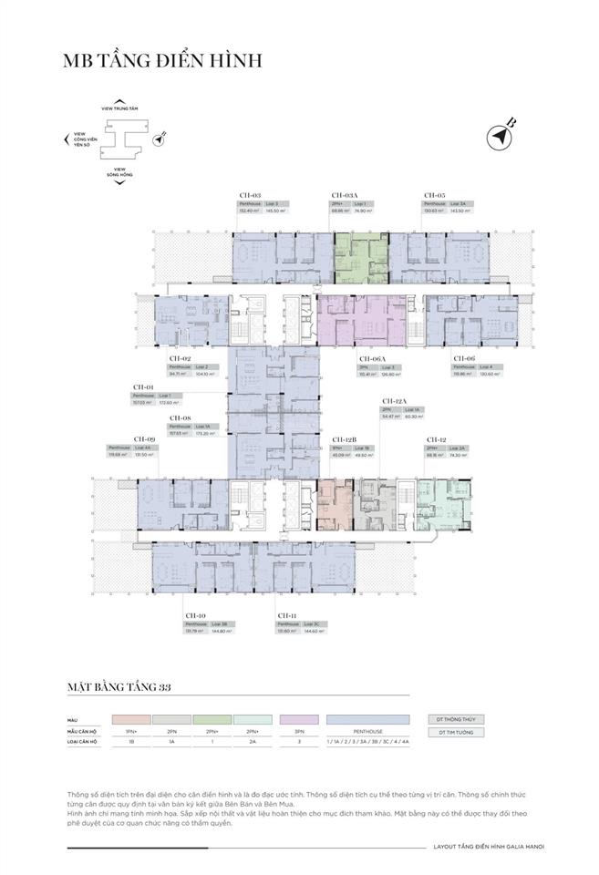 Bán penthouse galia giá trực tiếp từ cdt tân á