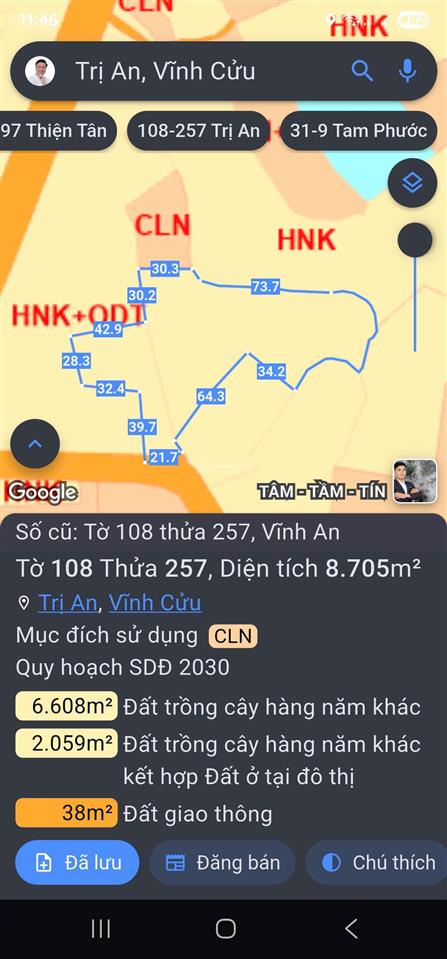 Bán 7 sào vị trí đẹp, giá tốt, kp7, thị trấn vĩnh an, vĩnh cửu, đồng nai