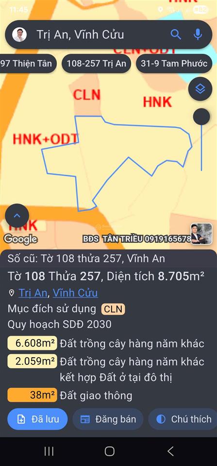Bán 7 sào vị trí đẹp, giá tốt, kp7, thị trấn vĩnh an, vĩnh cửu, đồng nai