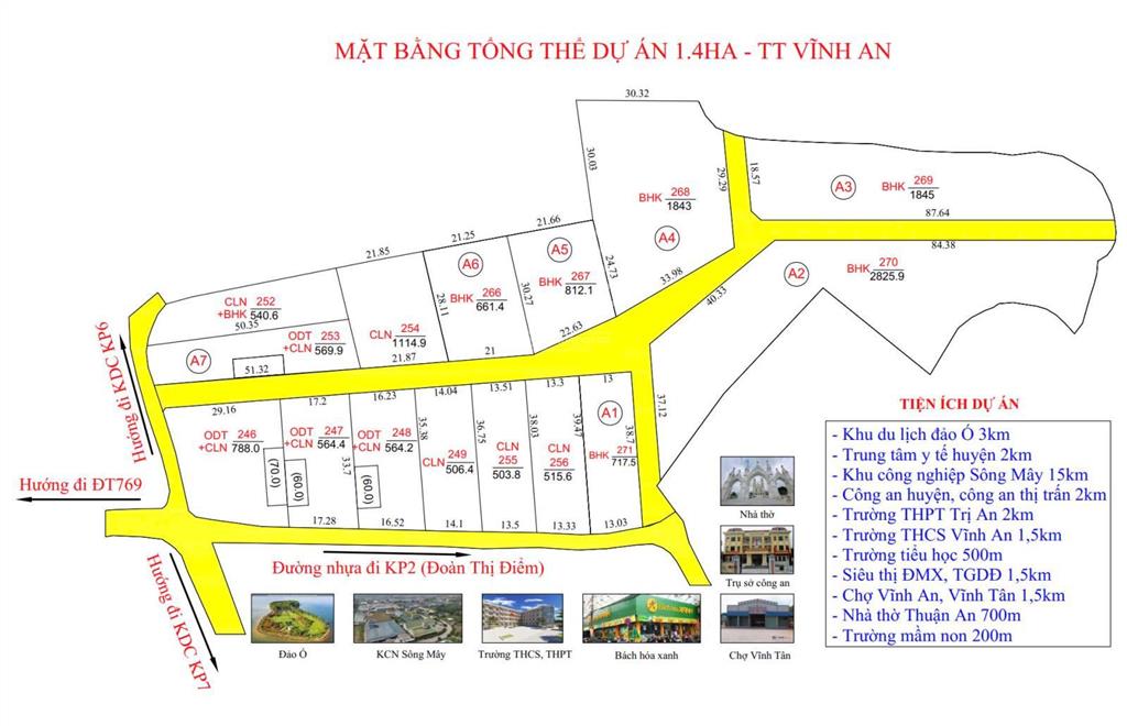 Bán 7 sào vị trí đẹp, giá tốt, kp7, thị trấn vĩnh an, vĩnh cửu, đồng nai