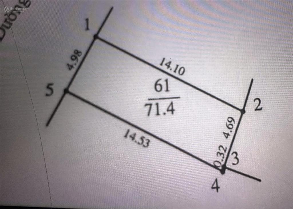 Bán lô đất 72m2 trục chính khu đấu giá đồng trúc