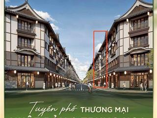 Phố trung hoa  vinhomes green city, 6tỷ vnd, 75m2 tặng xe vf3