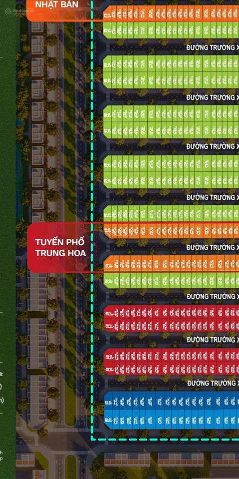 Phố trung hoa  vinhomes green city, 6tỷ vnd, 75m2 tặng xe vf3