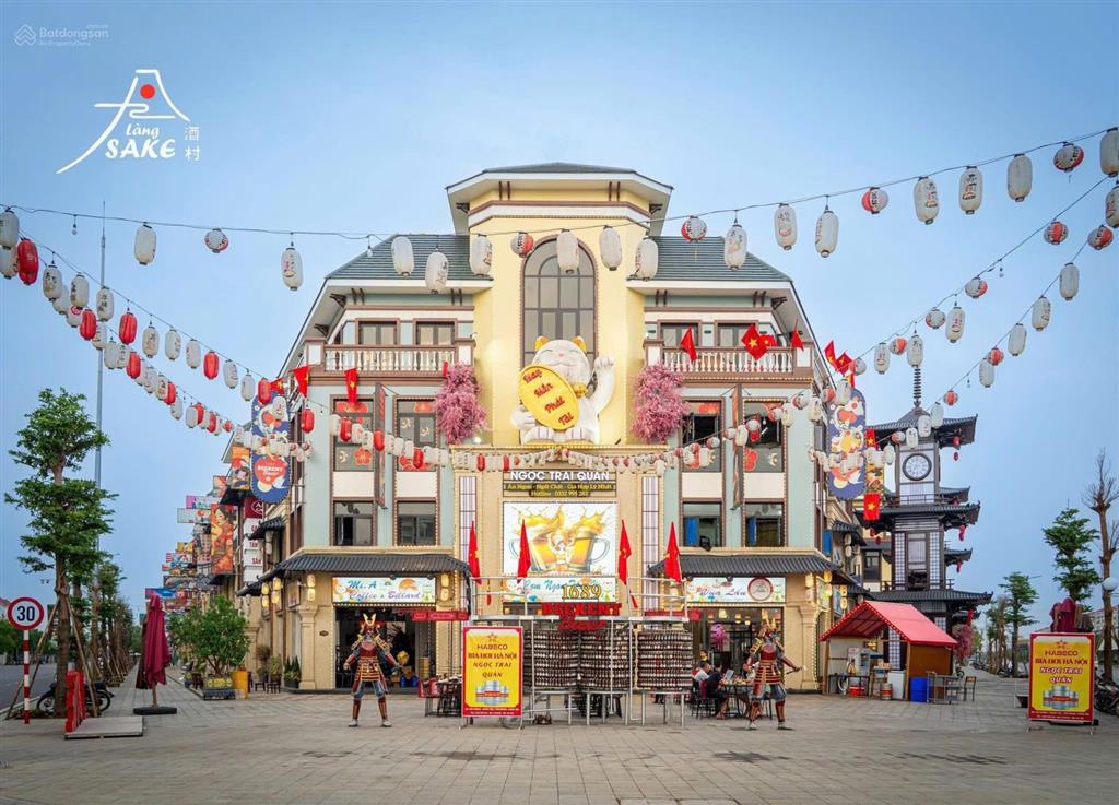 Phố trung hoa  vinhomes green city, 6tỷ vnd, 75m2 tặng xe vf3