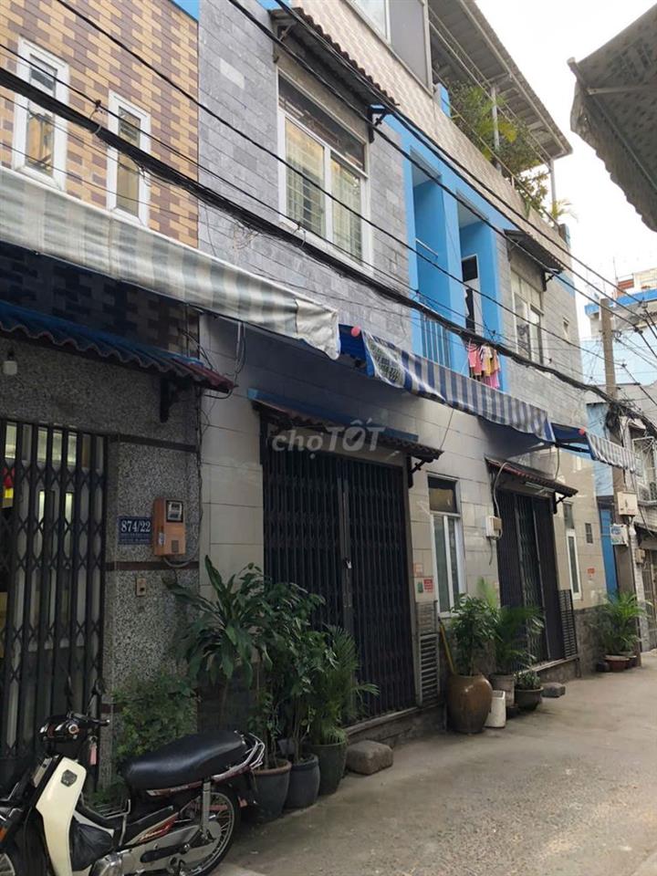 Cho thuê nhà 1 trệt 1 lầu hẻm xe hơi