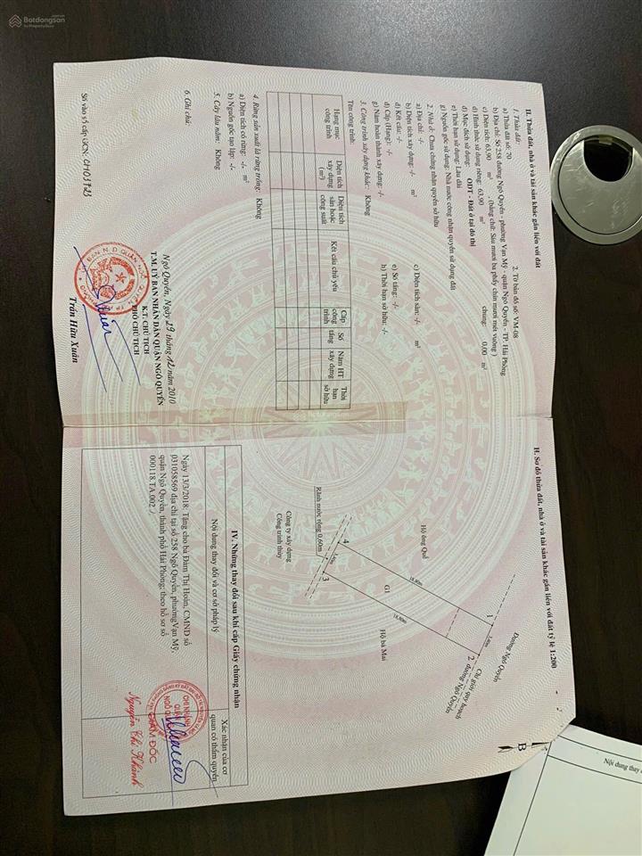 Bán đất tặng nhà 2 tầng mặt đường ngô quyền. bán kính 1km gần những dự án lớn, siêu đẹp.