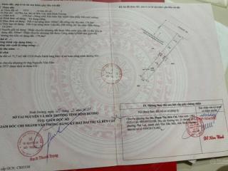 Bán đất phú an, bến cát mặt tiền dh609 kinh doanh buôn bán 5.5x51m giá 2ty300