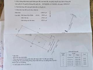 Bán đất phú an giáp thủ dầu một 20x60m giá 5tỷ690