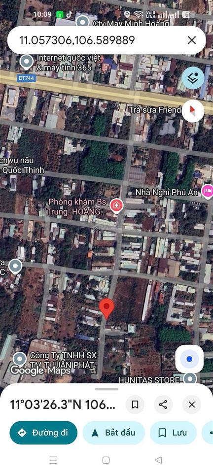 Bán đất 431m2 tại xã phú an, bến cát, 2,7 tỷ, mặt tiền 10m, pháp lý đầy đủ