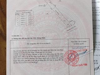 Bán đất an tây, bến cát 6x75m giá 2ty450 phù hợp xây trọ.