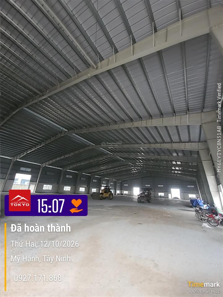 Cho thuê kho xưởng kv 5000m2  xưởng 3200m2  kcn hải sơn nam thuận  đức hòa