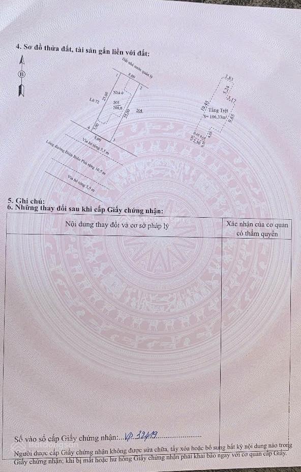 Bán nhà riêng tại 122, điện biên phủ, 7,6 tỷ, 200m2, 3pn, 1wc