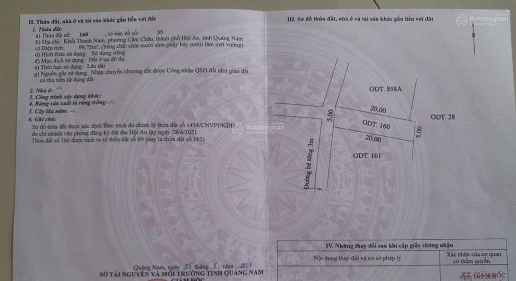 Bán đất tại kiệt 153, trần nhân tông, 5,7 tỷ, 200m2, chính chủ giá siêu hời
