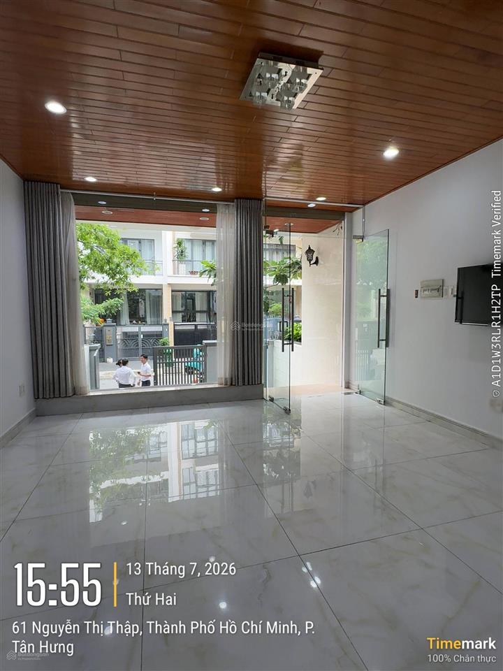 Cho thuê văn phòng đẹp, 50 triệu/th, 350m2 tại khu đô thị him lam kênh tẻ, p. tân hưng, tp. hcm