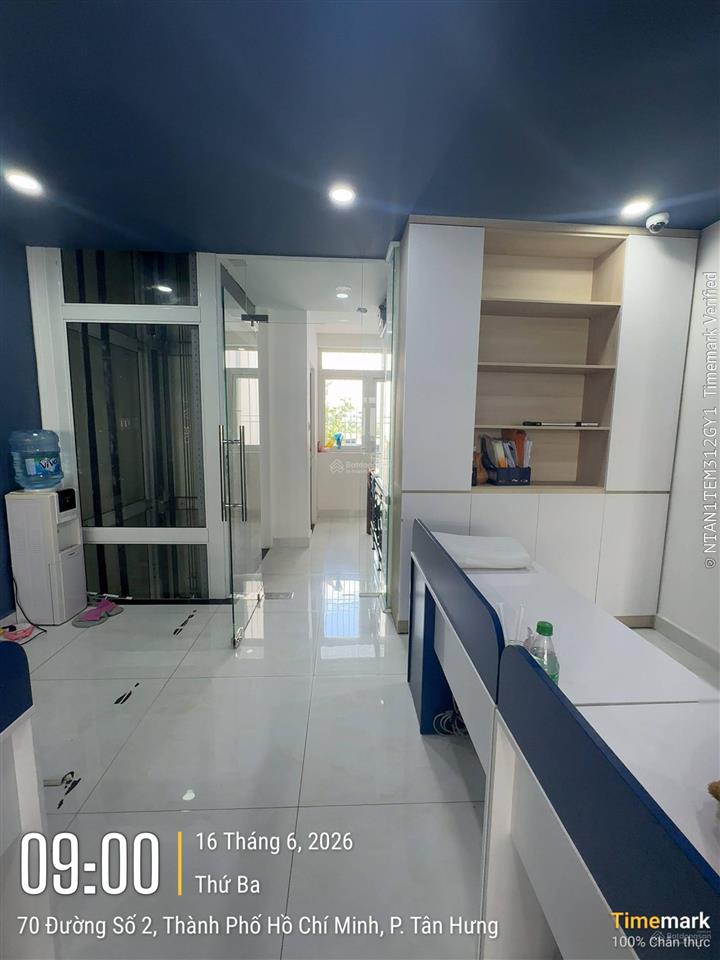 Cho thuê văn phòng 130m2 (tầng trệt + lầu 1) him lam kênh tẻ giá 30tr/th