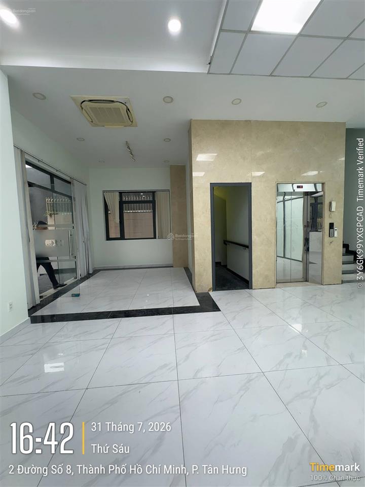 Cho thuê văn phòng tổng diện tích 600m2 giá 95tr/th tại khu him lam kênh tẻ