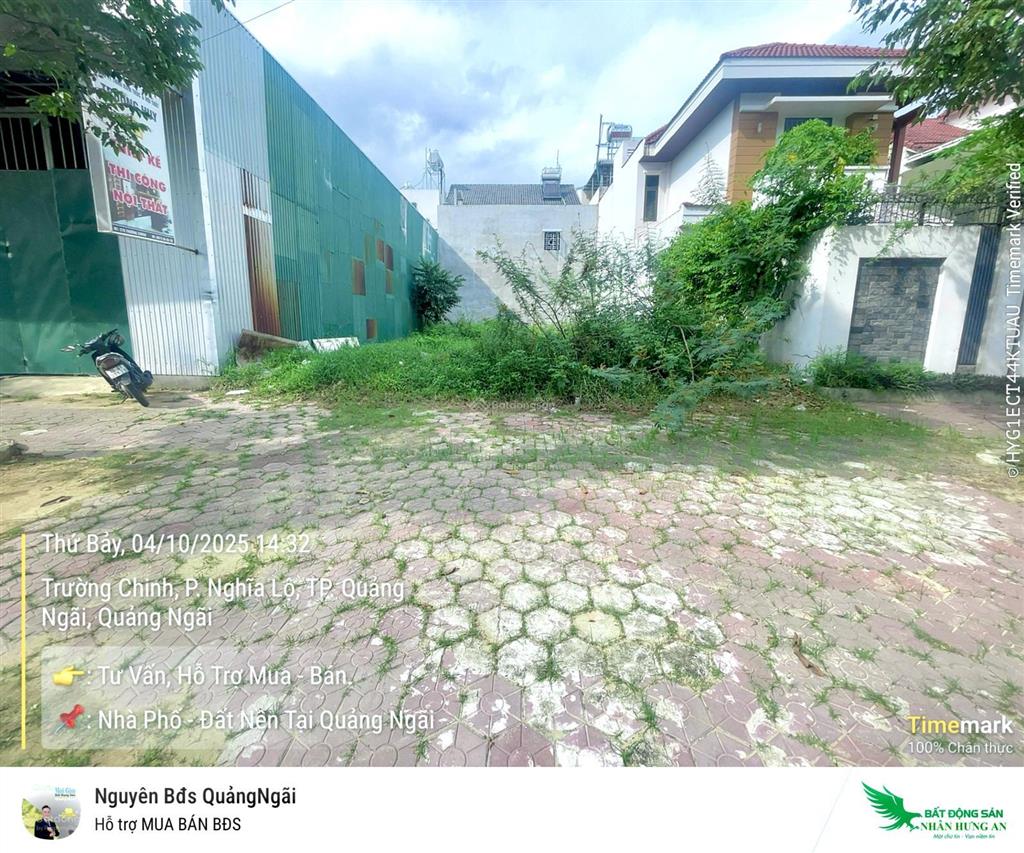 Bán đất mặt tiền trường chinh ngay trường iec 200m giá chỉ 5,5 tỷ