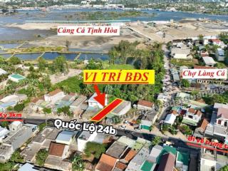 Bán đất mặt tiền quốc lộ 24b đoạn đi qua xã tịnh hòa (cũ)