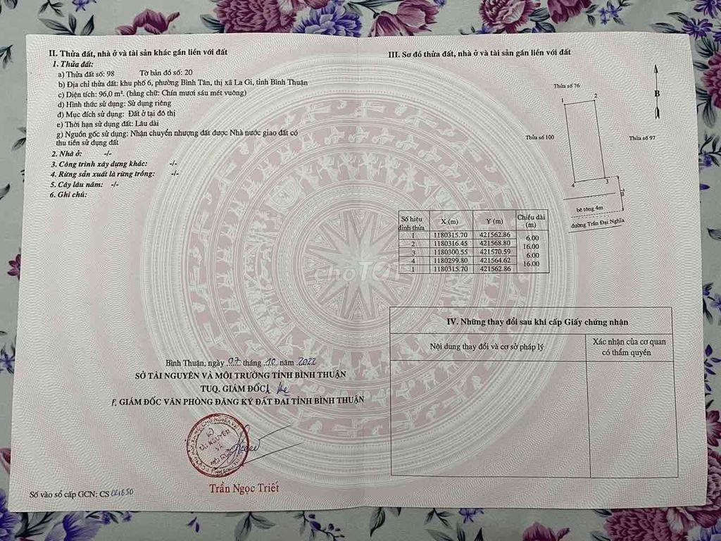 Bán nhà 21A Trần đại nghĩa thị xã Lagi