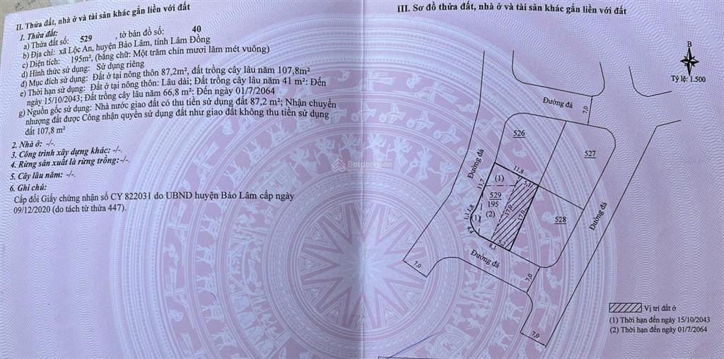 2,45tỷ cho căn nhà vườn nghỉ dưỡng lộc an  bảo lâm 2  lâm đồng nằm gần bên quốc lộ 20 (cách 200m)