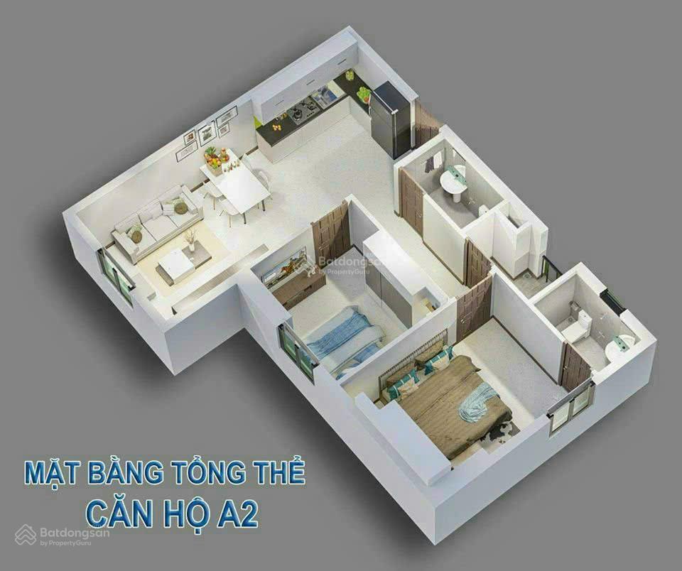 Bán gấp chung cư cường thuận căn gốc 2 phòng ngủ sổ sang tên, nhận nhà ở ngay