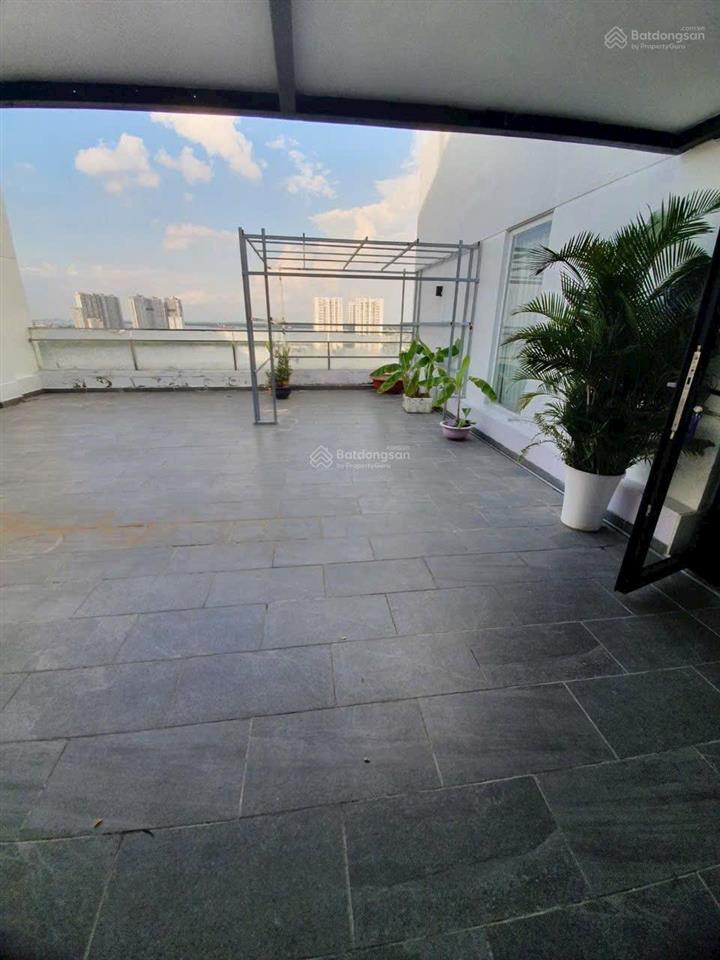Cho thuê penthouse sân vườn cc belleza q7  dt 84m2 nhà decor full nt  3 pn  giá thuê 15tr