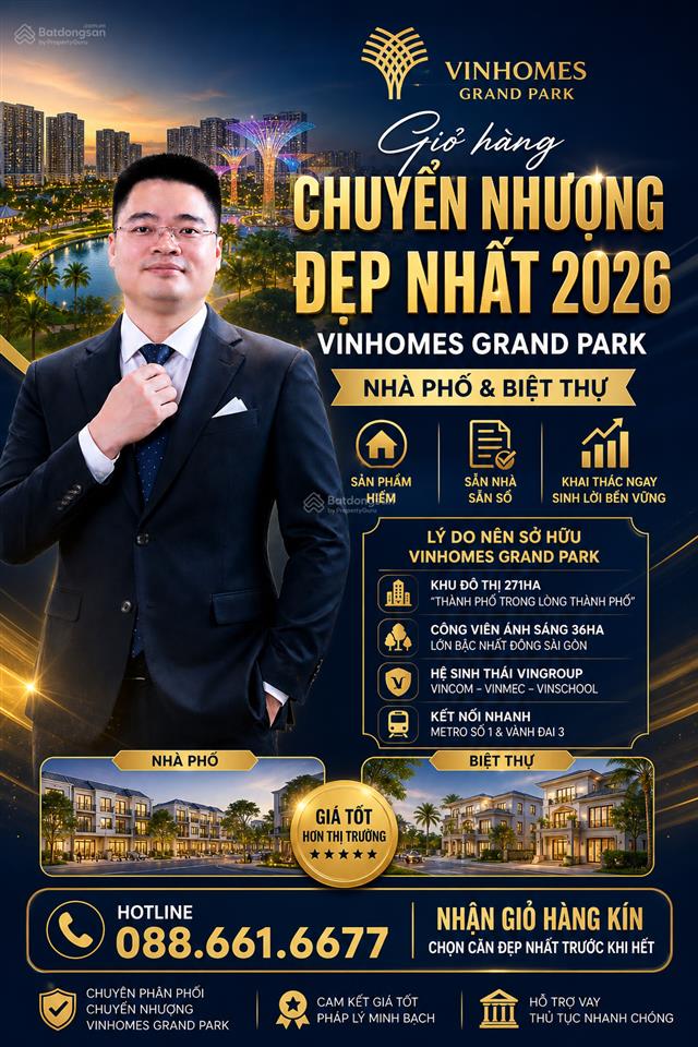 Giỏ hàng tổng hợp nhà phố  biệt thự chỉ 112tr/m2