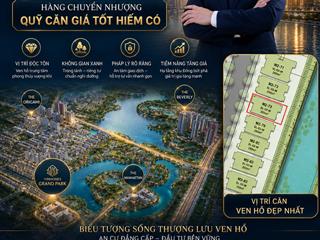 Ven hồ vinhomes grand park
chỉ 1 căn song lập đẹp hiếm còn sót lại