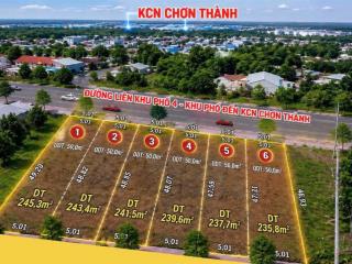 Bán đất nền giá rẻ dt 248m² minh longgần kcn chơn thành, dân cư đông đúc, giá 850tr đồng nai mới