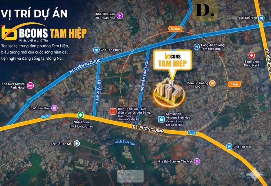 Hot chính thức nhận đặt chỗ căn hộ đường phan trung, tam hiệp, đồng nai