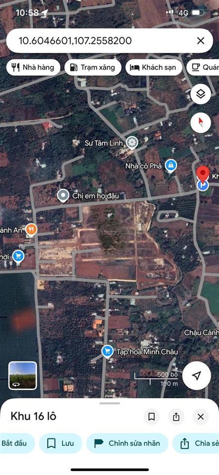 Bán lô góc 2 mặt tiền đường nhựa ngang 31m diện tích 348m2 có 80m2 thổ cư ngay gần kcn sonadizi