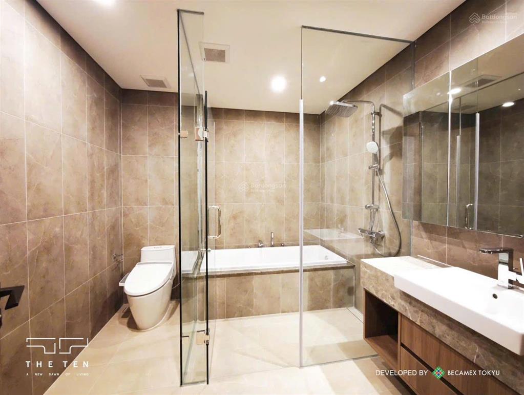 Căn hộ 3pn the ten 143.8m², ban công full 40m², sâu 3,5m. bước thẳng ra sân vườn tiện ích tầng 3