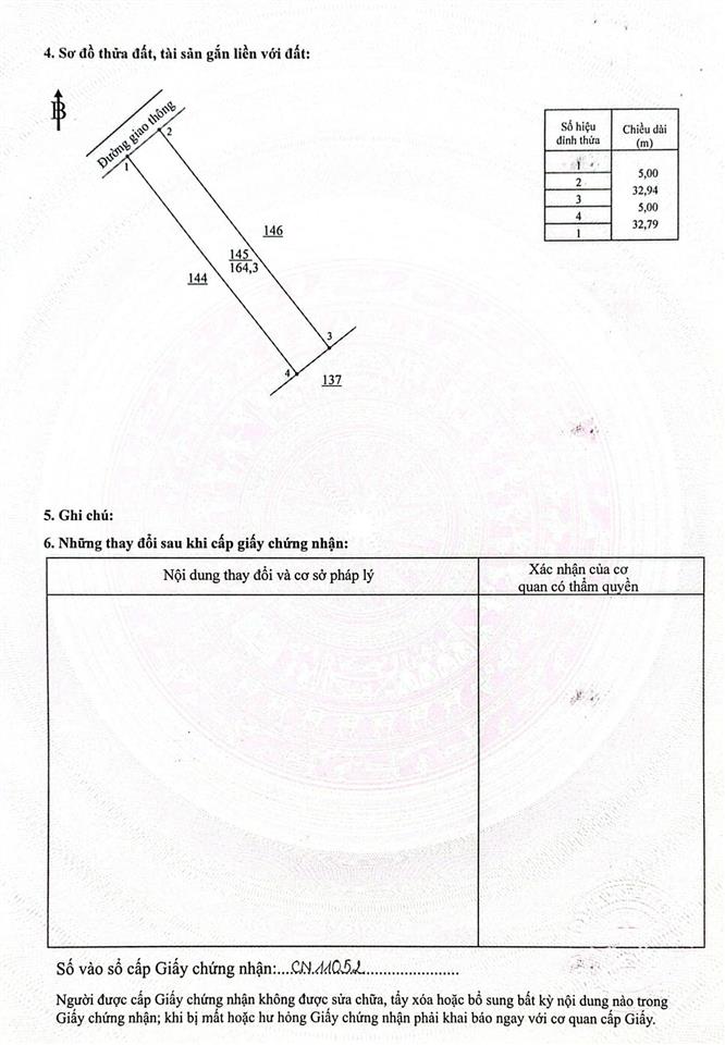 Bán mảnh đất thổ cư giá 390tr/sổ, thành phố đồng nai