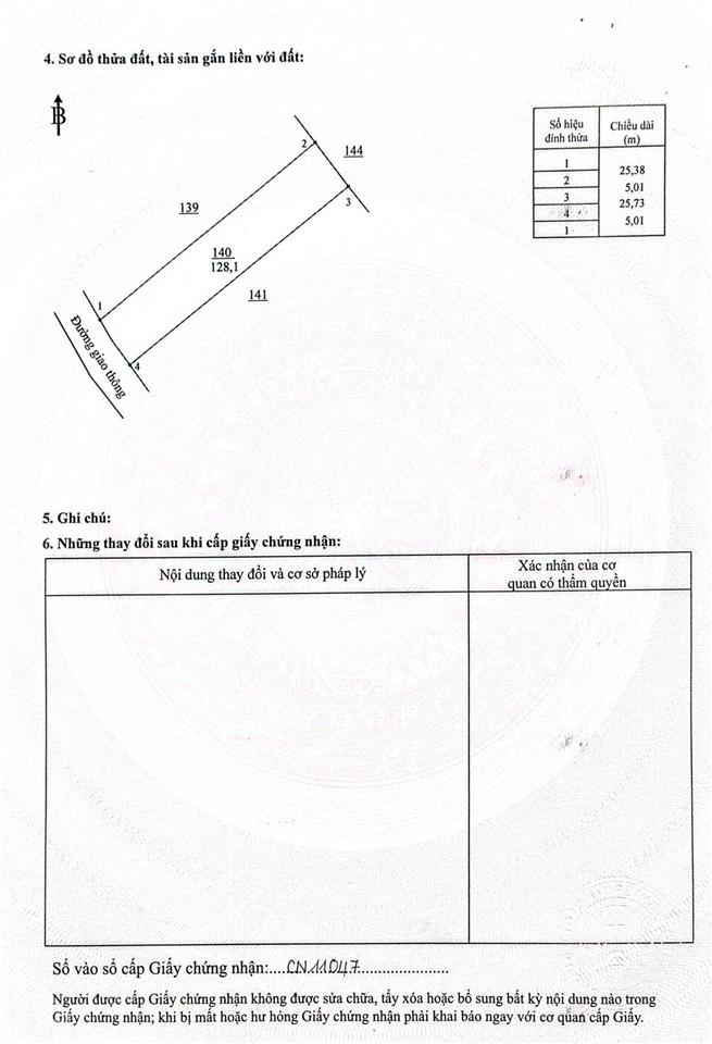 Chính chủ cần bán mảnh đất bên ấp gia ui giá 350 triệu