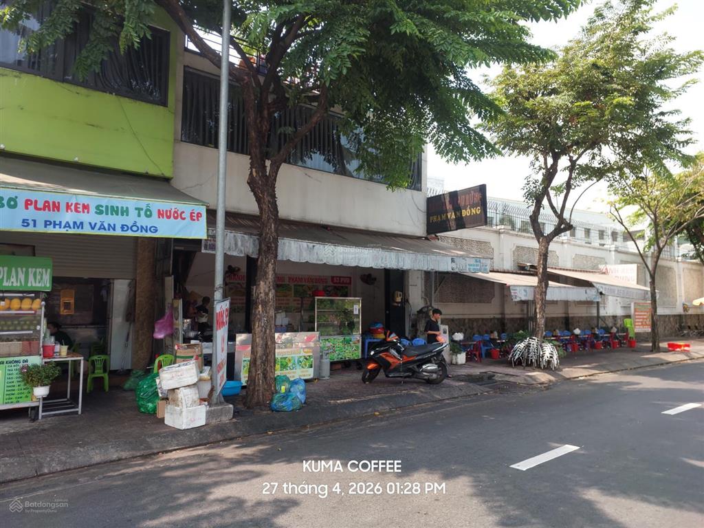 Bán nhà mặt tiền phạm văn đồng