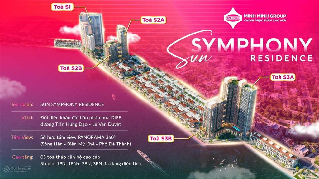 Mở bán penthouse sun symphony view trực diện sông hàn, đà nẵng với ưu đãi lớn từ cđt