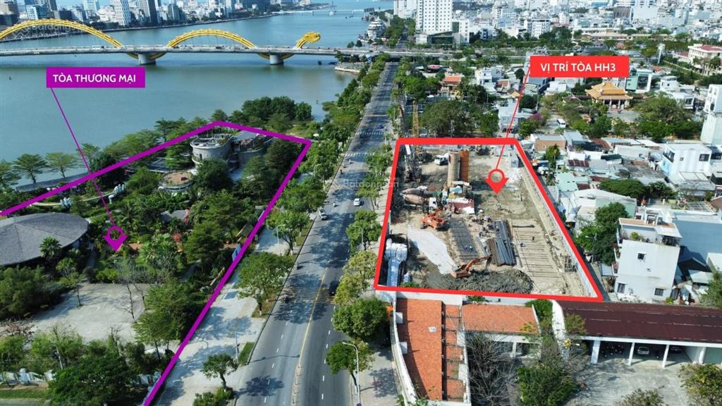 Căn hộ sun ponte trực diện sông hàn, căn góc 3br tầng 12 view trực diện sông chiết khấu đến 18%