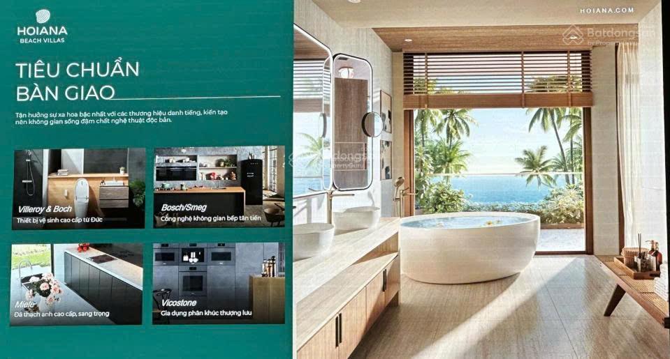 Hoiana beach villas dự án hot tại nam hội an 2026, giá ưu đãi đợt đầu từ cđt