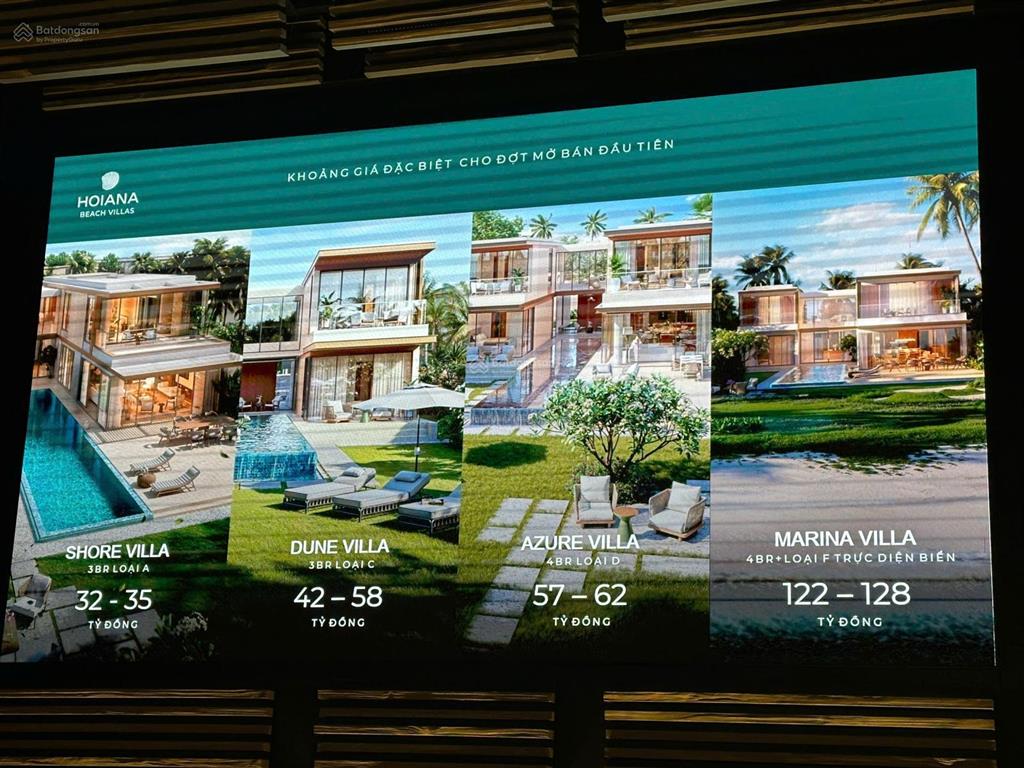 Hoiana beach villas dự án hot tại nam hội an 2026, giá ưu đãi đợt đầu từ cđt