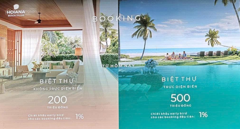 Hoiana beach villas dự án hot tại nam hội an 2026, giá ưu đãi đợt đầu từ cđt