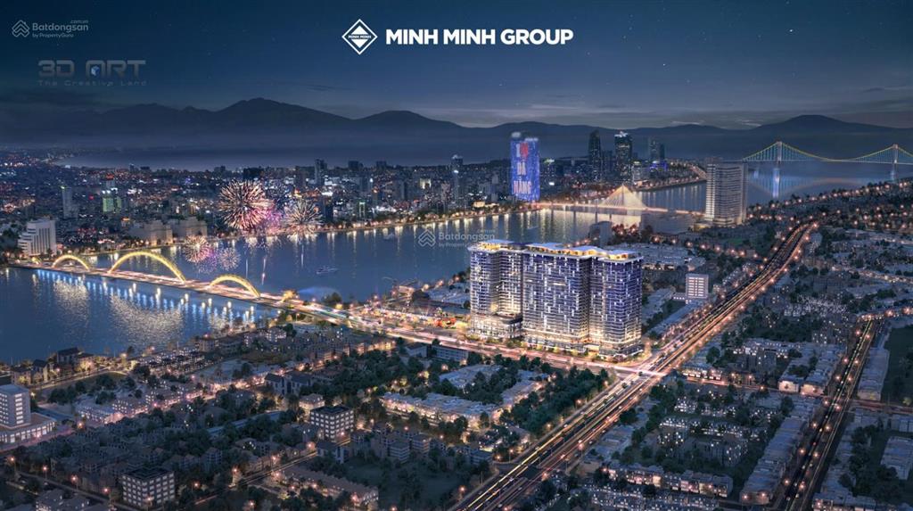 Căn penthouse view sông hàn, pháo hoa downtown siêu phẩm dự án the legend đà nẵng ngay cầu rồng