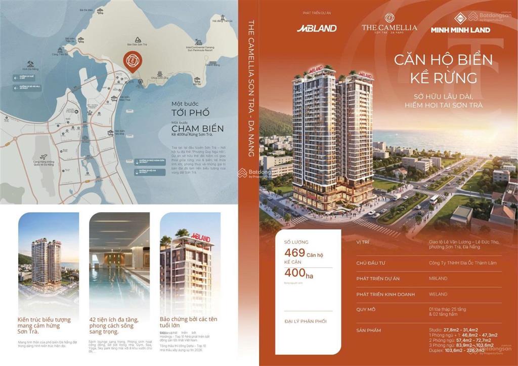 Chỉ 50 triệu booking ngay căn hộ biển camellia với nhiều chính sách, chiết khấu cao từ cđt