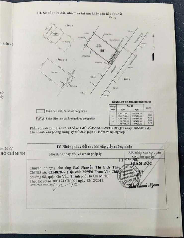 Bán nr tại trương thị hoa, 6,2 tỷ, 55m2, 4pn, 4wc, chính chủ, hot!