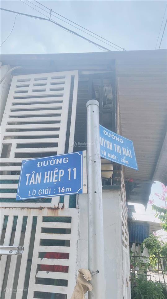 Bán đất mt tại đường tân hiệp 11, hóc môn, giá siêu hời 3,85 tỷ, diện tích 99 m2