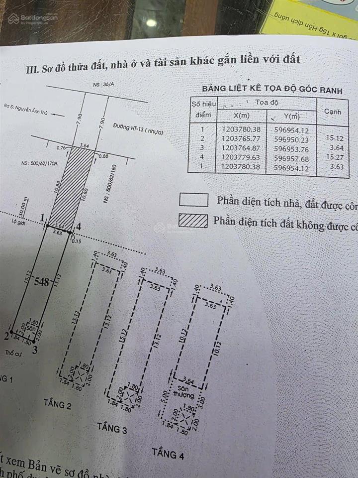 Bán nhà mặt phố 96m2, 7,5 tỷ tại hiệp thành, quận 12, tp.hcm